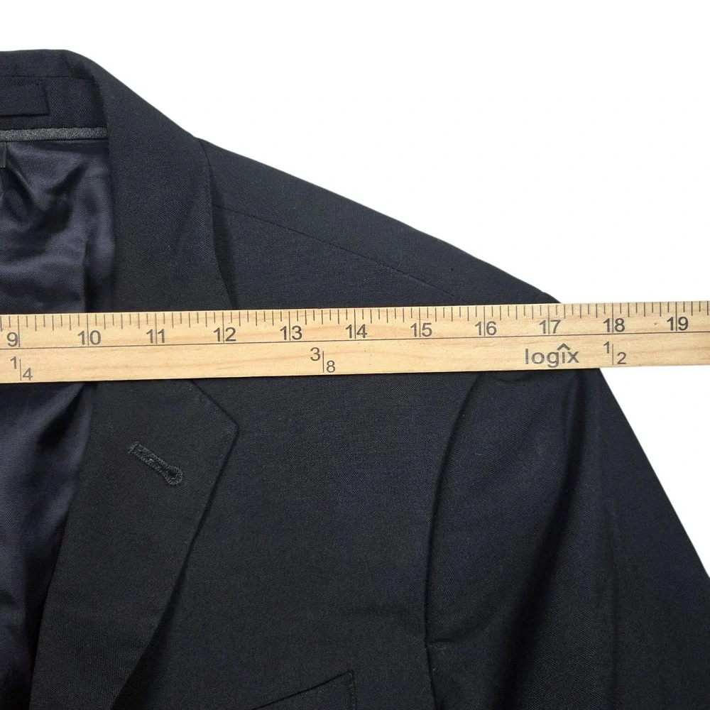 J.Crew Ludlow Loro Piana Super 120s Wool Blazer Jacket Coat Mens 36S Dark Navy
